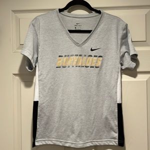 CU Buffalos Nike Women V-neck T-shirt